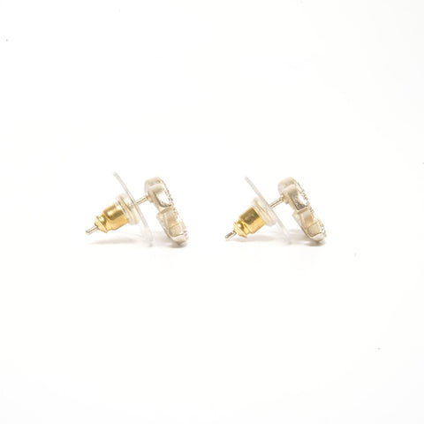 CHANEL C24C COCO Mark Rhinestone Pierce gold WS24554