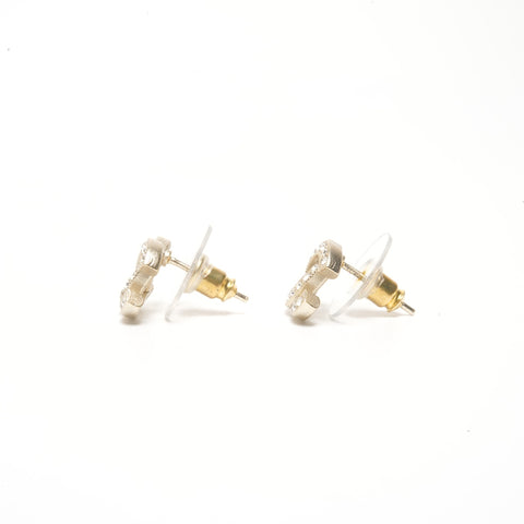 CHANEL C24C COCO Mark Rhinestone Pierce gold WS24554