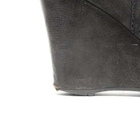 PRADA Suede long boots, size 38 1/2 (9.8 inches) boots Suede black WS24556