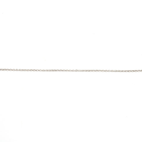 TIFFANY&Co. Twist Knot 925 750 Necklace Silver WS24569
