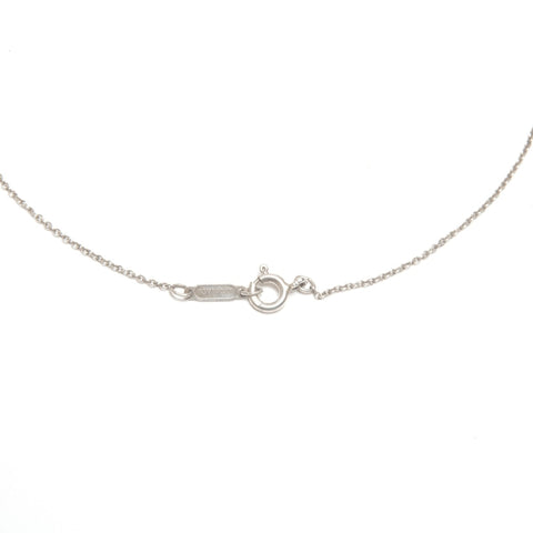 TIFFANY&Co. Twist Knot 925 750 Necklace Silver WS24569