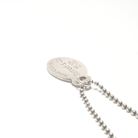 TIFFANY&Co. Return to Oval 925 Ball Chain Necklace Silver WS24570
