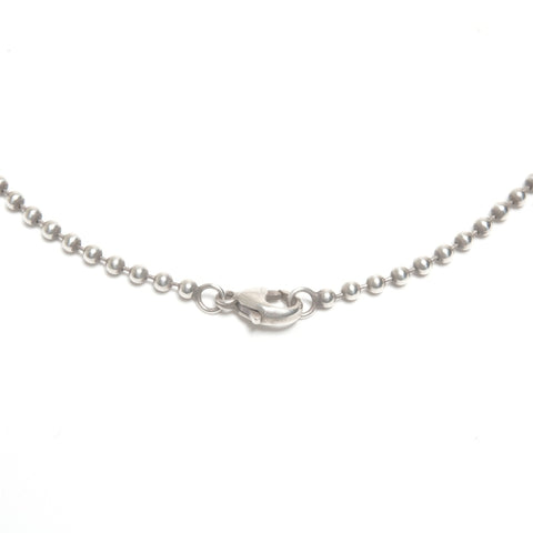 TIFFANY&Co. Return to Oval 925 Ball Chain Necklace Silver WS24570