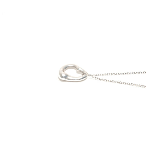 TIFFANY&Co. Open heart 925 Necklace Silver WS24571