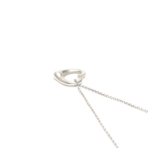 TIFFANY&Co. Open heart 925 Necklace Silver WS24571