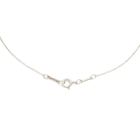 TIFFANY&Co. Open heart 925 Necklace Silver WS24572
