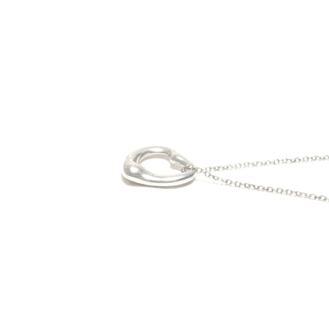 TIFFANY&Co. Open heart 925 Necklace Silver WS24573
