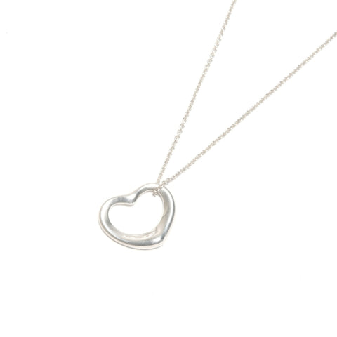 TIFFANY&Co. Open heart 925 Necklace Silver WS24574