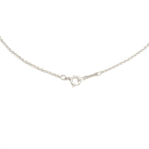 TIFFANY&Co. Open heart 925 Necklace Silver WS24574