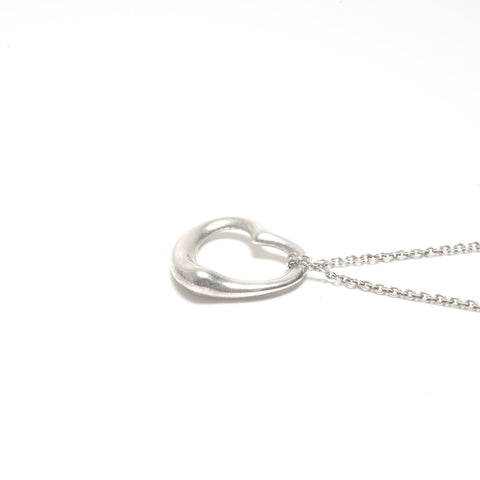 TIFFANY&Co. Open heart 925 Necklace Silver WS24576