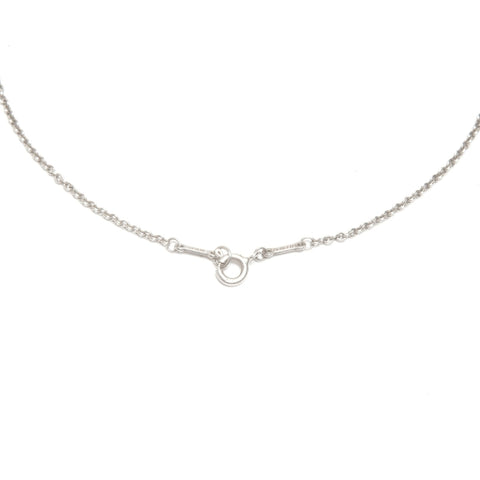 TIFFANY&Co. Open heart 925 Necklace Silver WS24576