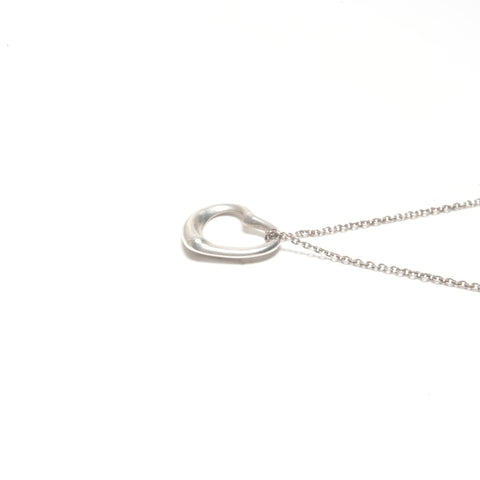 TIFFANY&Co. Open heart 925 Necklace Silver WS24577