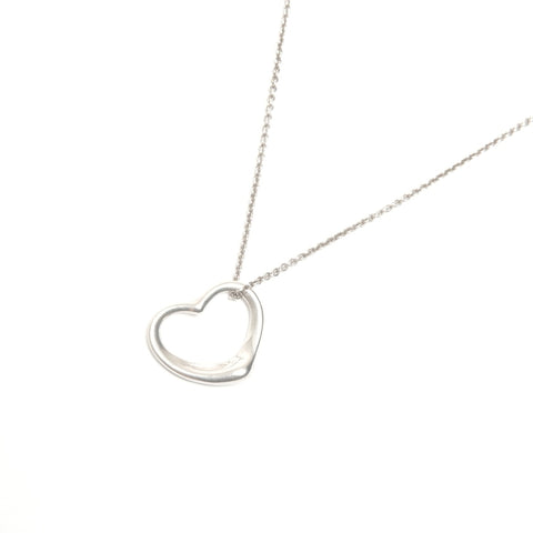 TIFFANY&Co. Open heart 925 Necklace Silver WS24578
