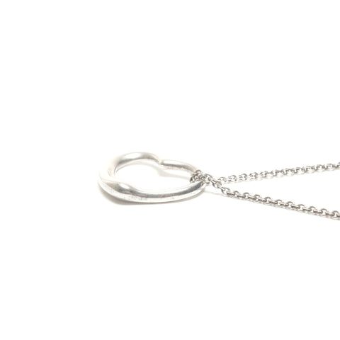 TIFFANY&Co. Open heart 925 Necklace Silver WS24578
