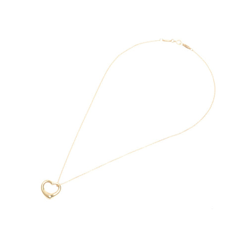 TIFFANY&Co. Open Heart Au750 Necklace gold WS24579