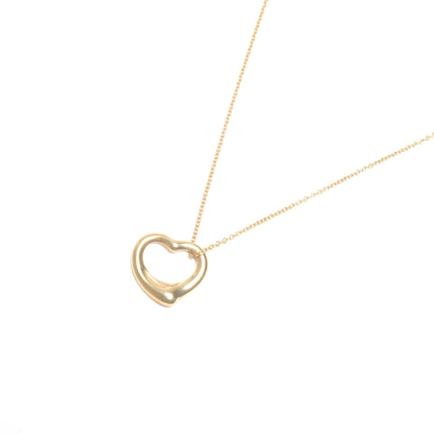 TIFFANY&Co. Open Heart Au750 Necklace gold WS24579