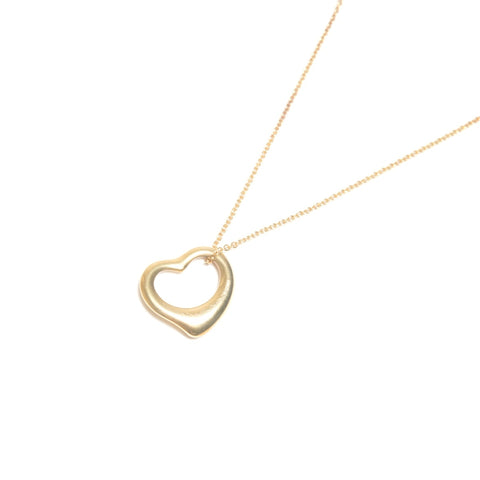 TIFFANY&Co. Open Heart Au750 Necklace gold WS24579