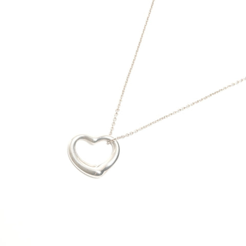 TIFFANY&Co. Open heart 925 Necklace Silver WS24580