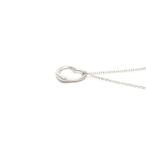 TIFFANY&Co. Open heart 925 Necklace Silver WS24581