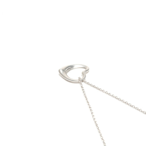 TIFFANY&Co. Open heart 925 Necklace Silver WS24581