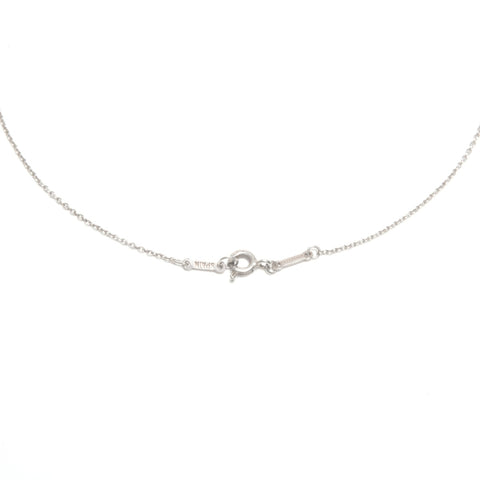 TIFFANY&Co. Open heart 925 Necklace Silver WS24581