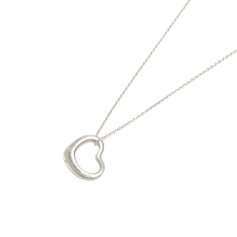TIFFANY&Co. Open heart 925 Necklace Silver WS24581