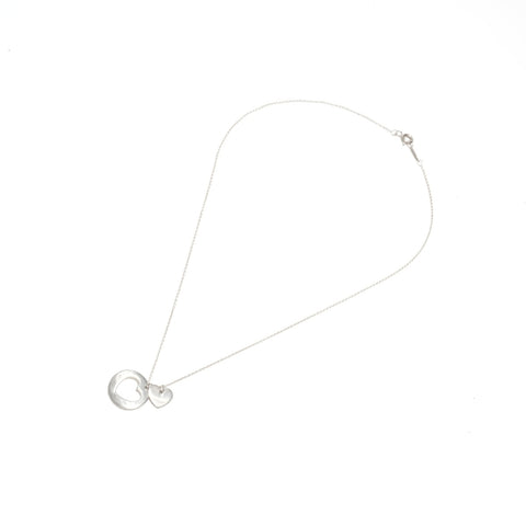 TIFFANY&Co. Stencil Heart 925 Necklace Silver WS24583