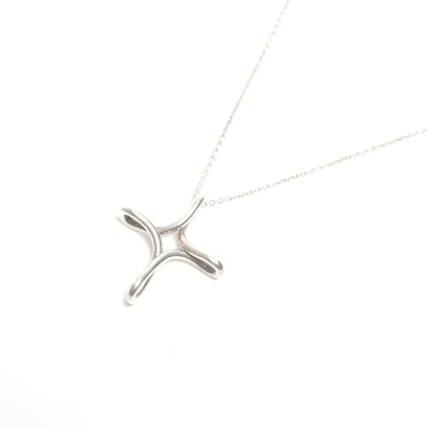 TIFFANY&Co. Infinity Cross 925 Necklace Silver WS24585