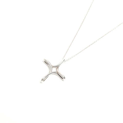 TIFFANY&Co. Infinity Cross 925 Necklace Silver WS24585