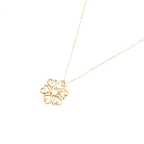 TIFFANY&Co. Loving Heart Medallion 750 Necklace gold WS24586