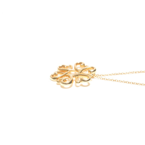 TIFFANY&Co. Loving Heart Medallion 750 Necklace gold WS24586