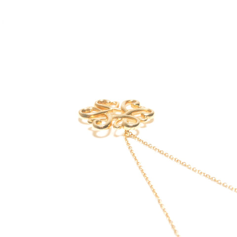 TIFFANY&Co. Loving Heart Medallion 750 Necklace gold WS24586