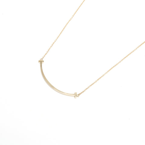 TIFFANY&Co. Au750 T Smile Necklace gold WS24587