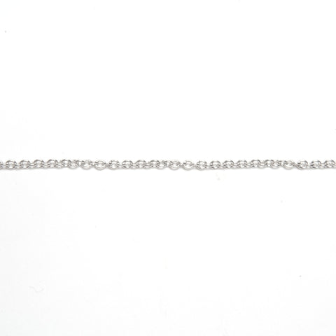 CARTIER Love Au750 White Gold Baby Love Necklace Silver WS24590