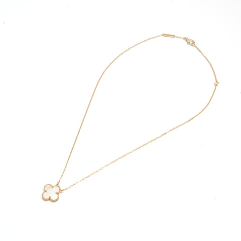Van Cleef & Arpels Van Cleef & Arpels Alhambra Mother of Pearl Au750 White Necklace gold WS24596