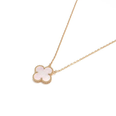 Van Cleef & Arpels Van Cleef & Arpels Alhambra Mother of Pearl Au750 White Necklace gold WS24596