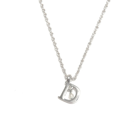 Christian Dior logo Necklace Silver WS24597