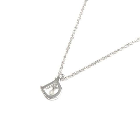 Christian Dior logo Necklace Silver WS24597