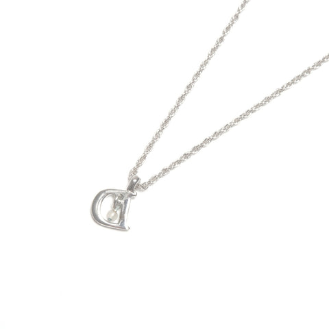 Christian Dior logo Necklace Silver WS24597