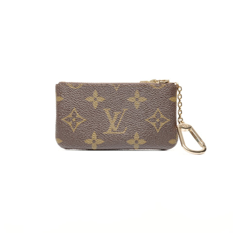 LOUIS VUITTON Card Key holder Monogram Pochette Cle Key holder Brown WS24600