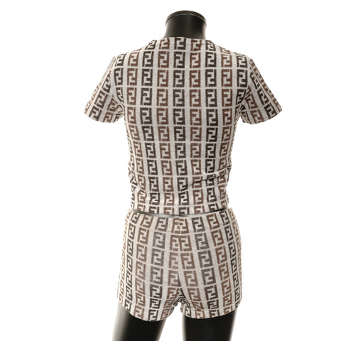 FENDI 42 Zucchino Pile setup Brown WS24603