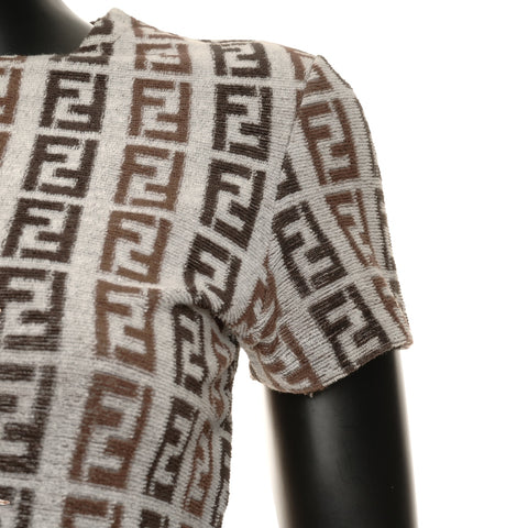 FENDI 42 Zucchino Pile setup Brown WS24603