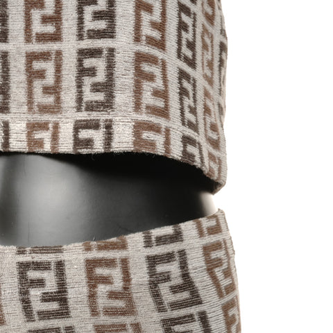 FENDI 42 Zucchino Pile setup Brown WS24603