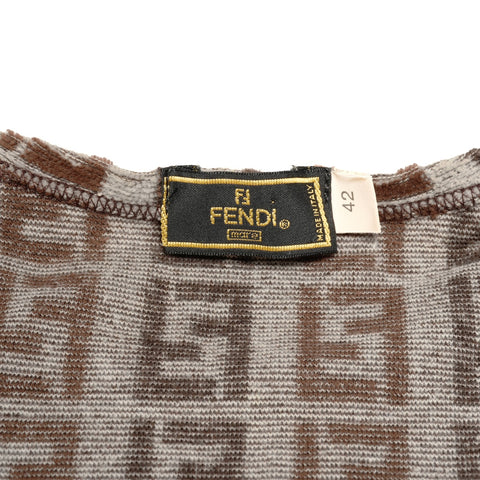 FENDI 42 Zucchino Pile setup Brown WS24603