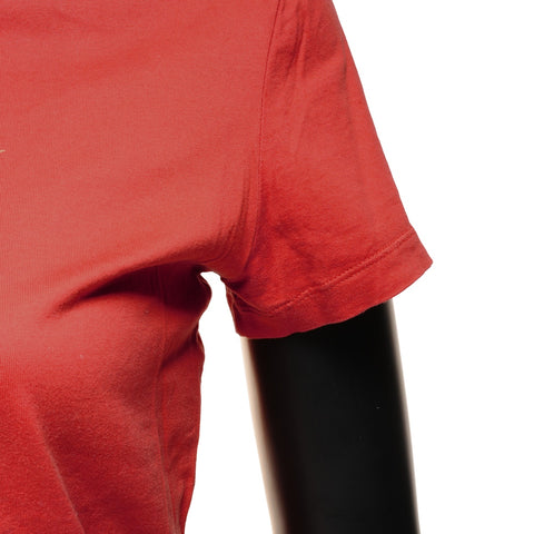 YVES SAINT LAURENT Logo Cotton XS Short sleeve T-shirt Red WS24604