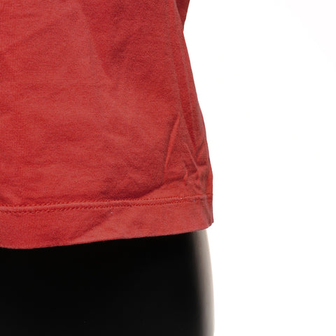 YVES SAINT LAURENT Logo Cotton XS Short sleeve T-shirt Red WS24604