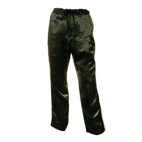 GUCCI 46 醋酸纤维 Sideline Logo 休闲运动裤 裤子 卡其色 WS24608