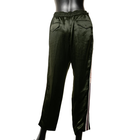GUCCI 46 Acetate Sideline Logo Easy Track Pants Pants khaki WS24608