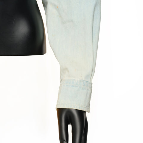 Miu Miu 38 Denim Chambray Shirt Long sleeve shirt blue WS24609