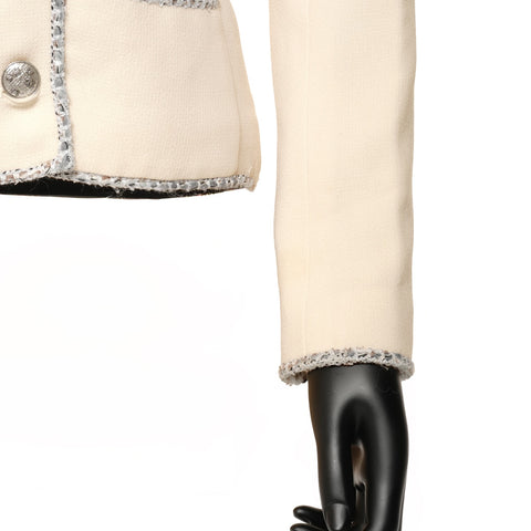 CHANEL 2005 Emblem 40 The Devil Wears Prada Jacket white WS24615